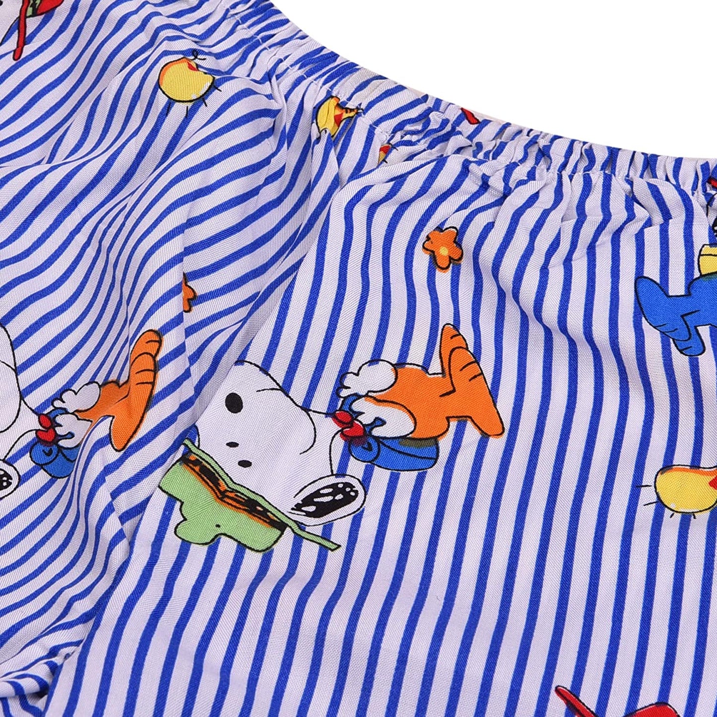 Unisex Printed Top and Bottom Pyjamas Night Dress