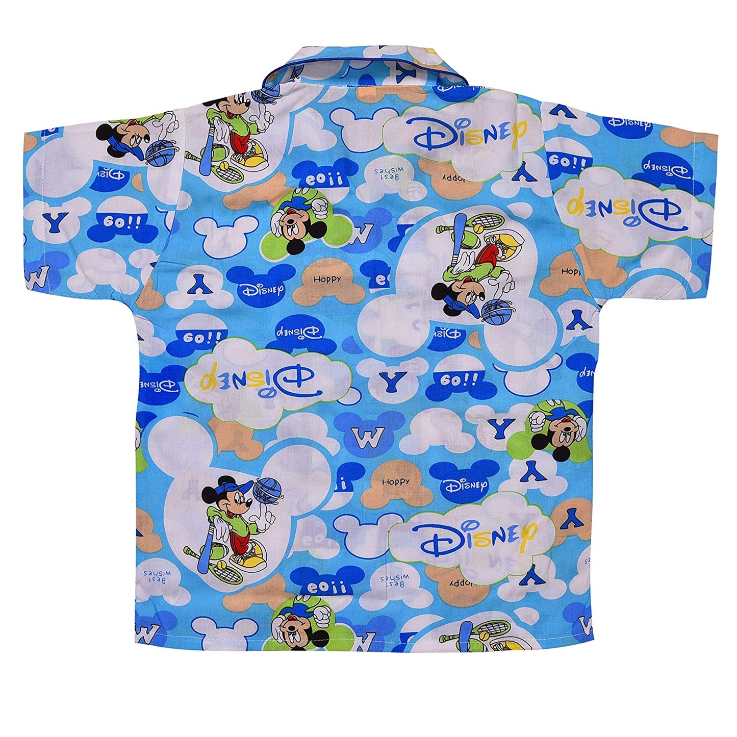 Unisex Printed Top and Bottom Pyjamas Night Dress