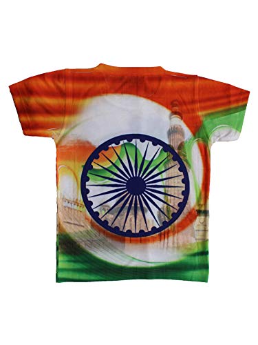 Wish Karo Boys T-Shirt Love My India Logo - (T1100w)