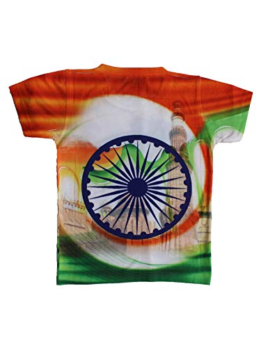Wish Karo Boys  T-Shirt Love My India Logo - (T1100w)