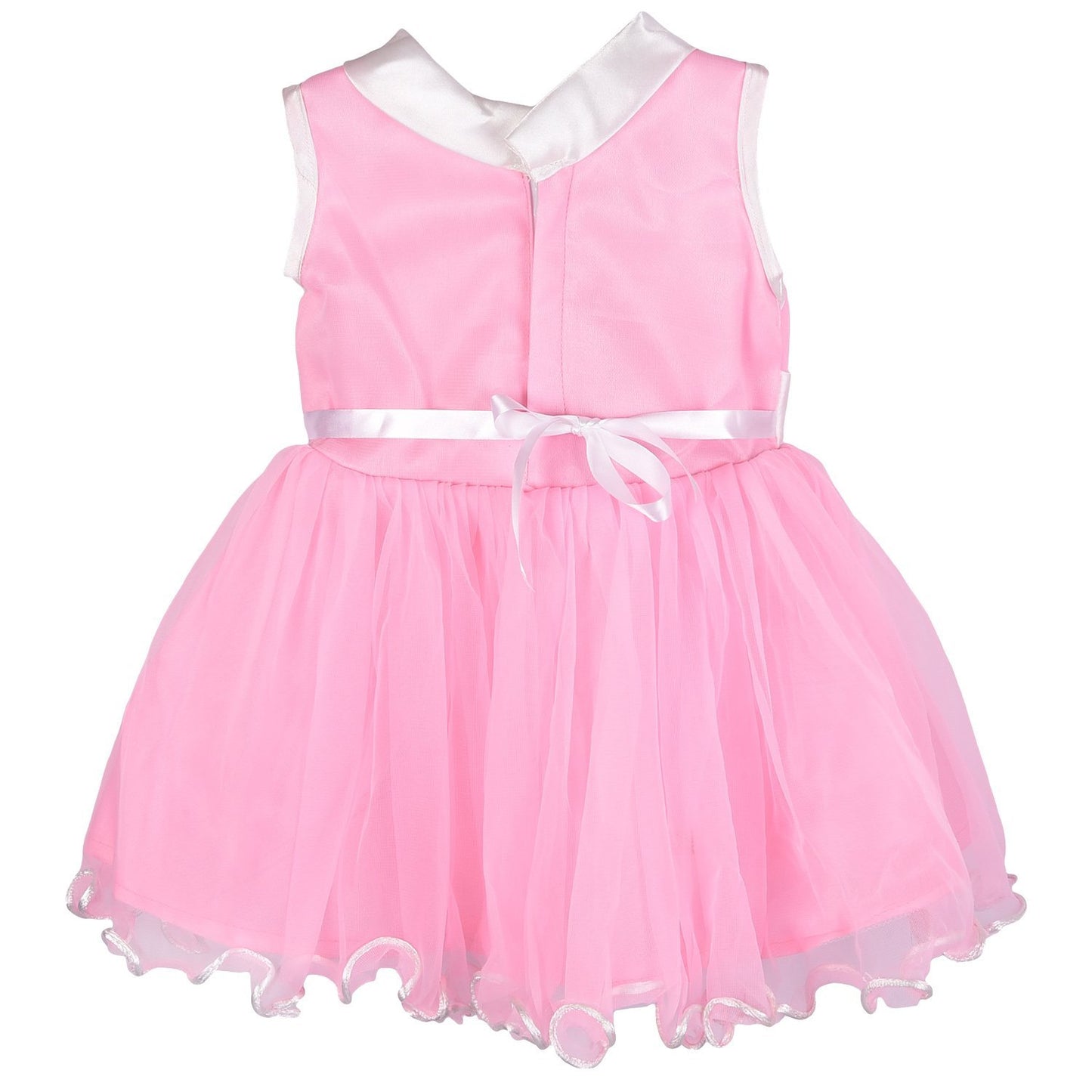 Baby Girls Party Wear Frock Dress Fr1014pnk - Wish Karo Dresses