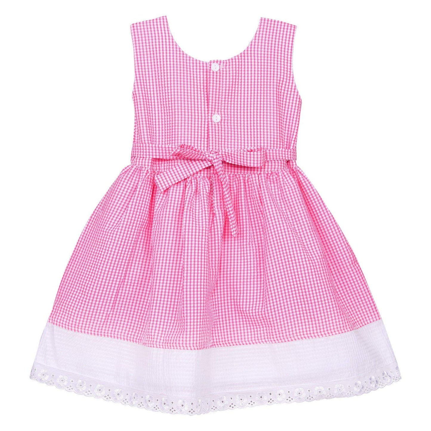 Baby Girls Cotton Frock Dress Ctn272P - Wish Karo Cotton Wear - frocks Cotton Wear - baby dress