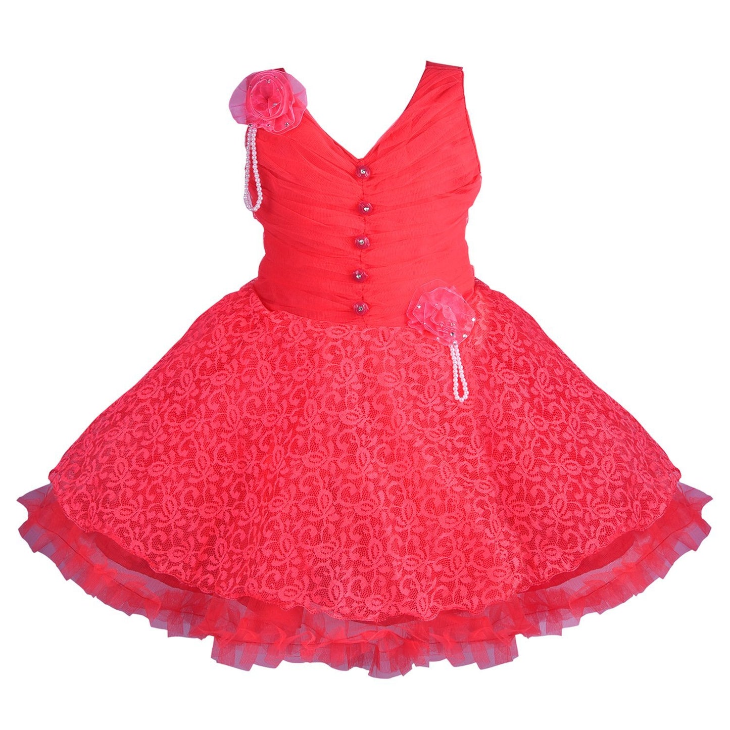 Baby Girls Party wear Frock Dress Fr1031T -  Wish Karo Dresses