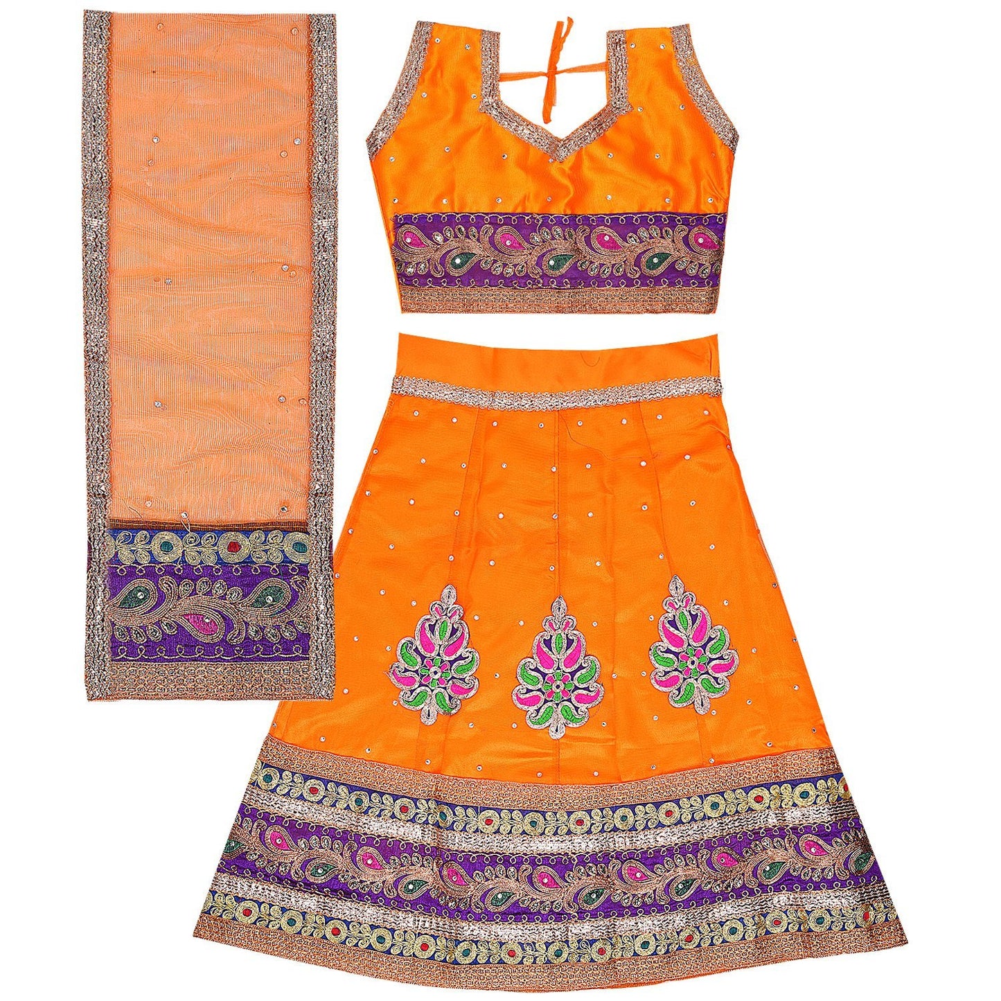Girl's Leghnga Choli GC 127y -  Wish Karo Dresses