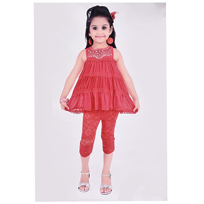 Girls Embellished Ethnic Dress