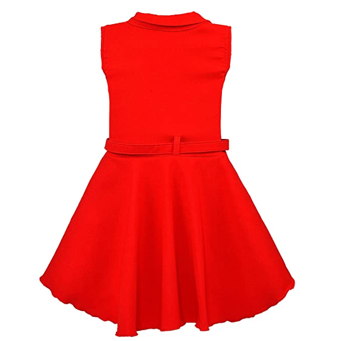 Wish Karo Girls' Knee Length Dress- (CSL234rd)