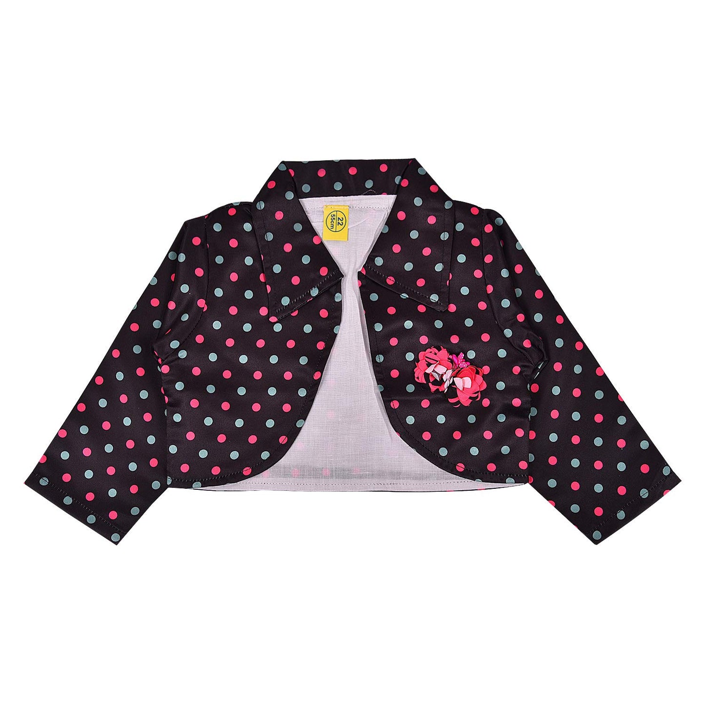 Wish Karo Girls Long Gown Dress with Jacket-(LF216pnk)