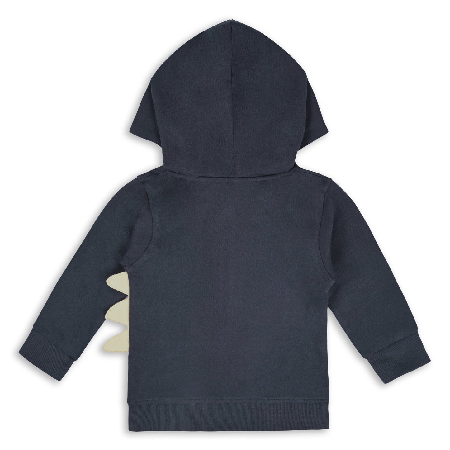 Wishkaro Unisex Cotton Applique Full Sleeve Hooded Sweatshirt-T304dgry