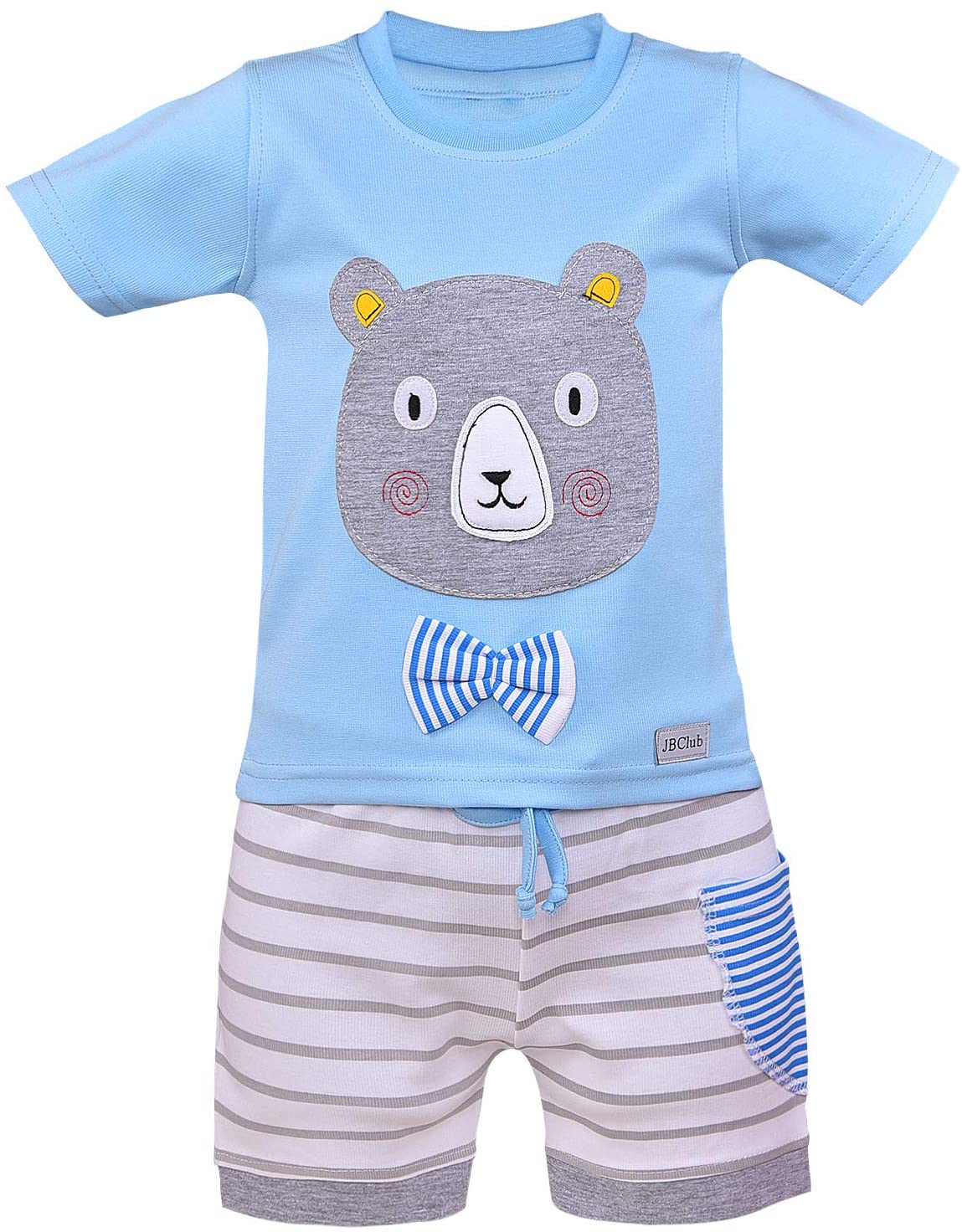 Wish Karo Unisex Clothing Sets for Boys & Baby Girls-(bt21blu)