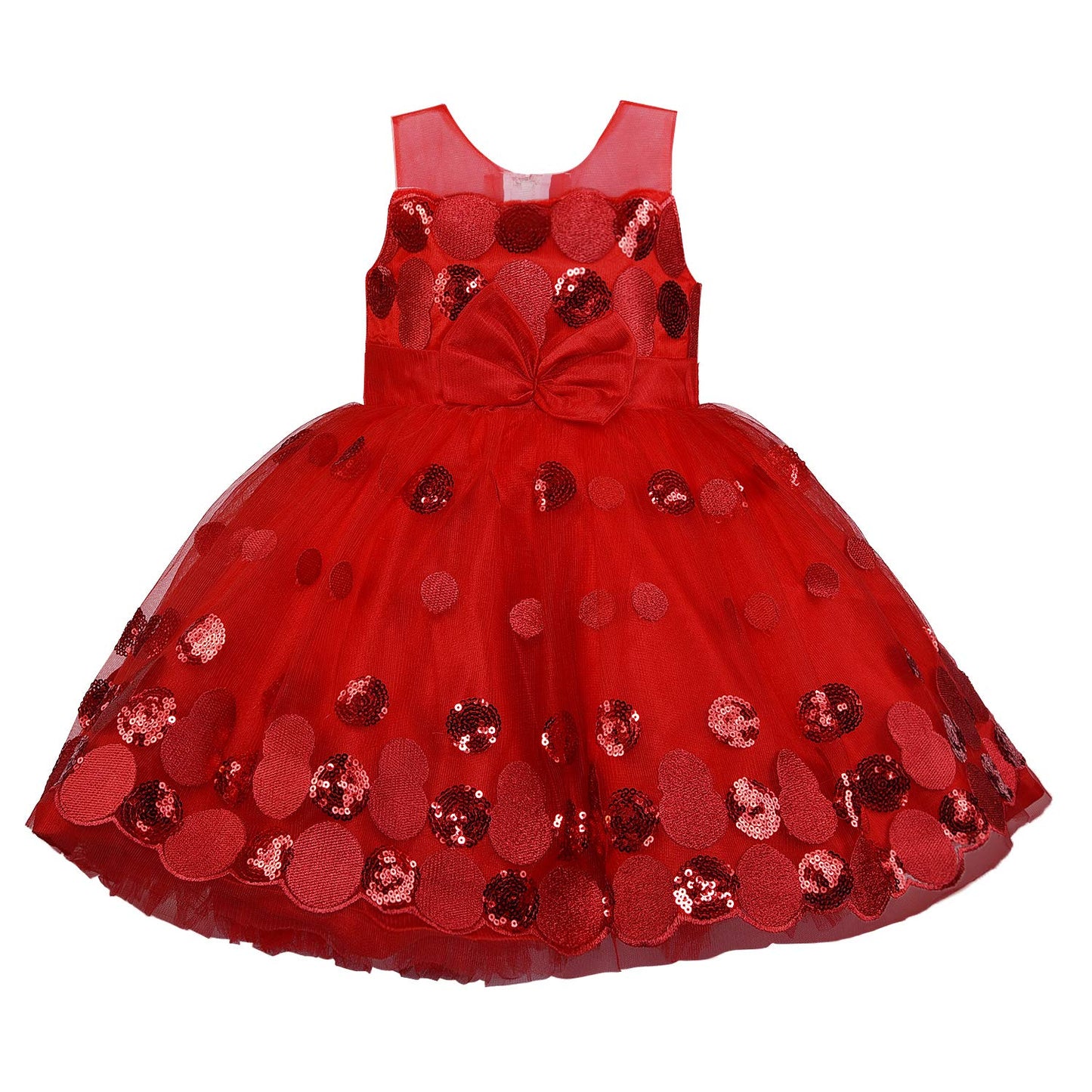 Girls Fit and Flair Partywear Dress