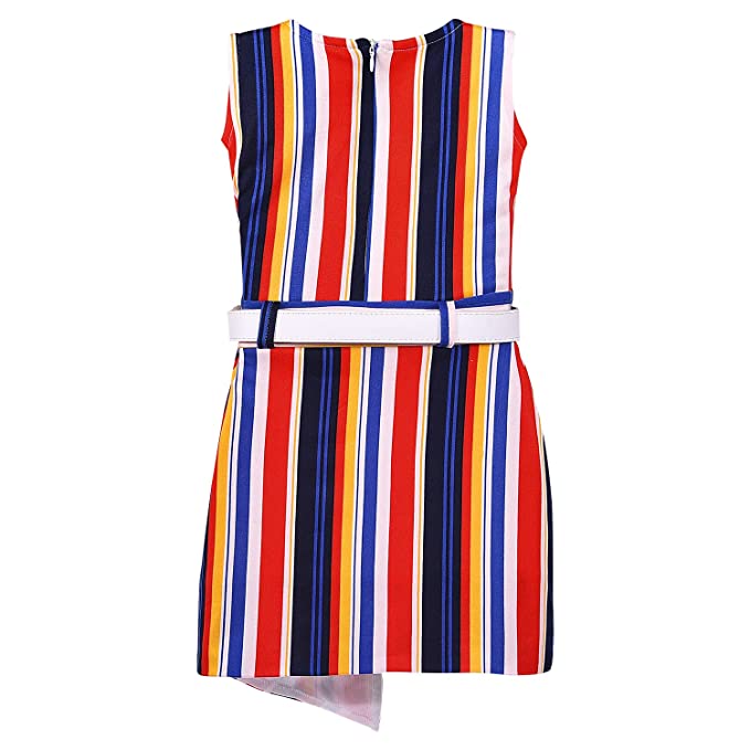 Wish Karo Baby Girls Frocks Dress for Girls-(csl308blu)