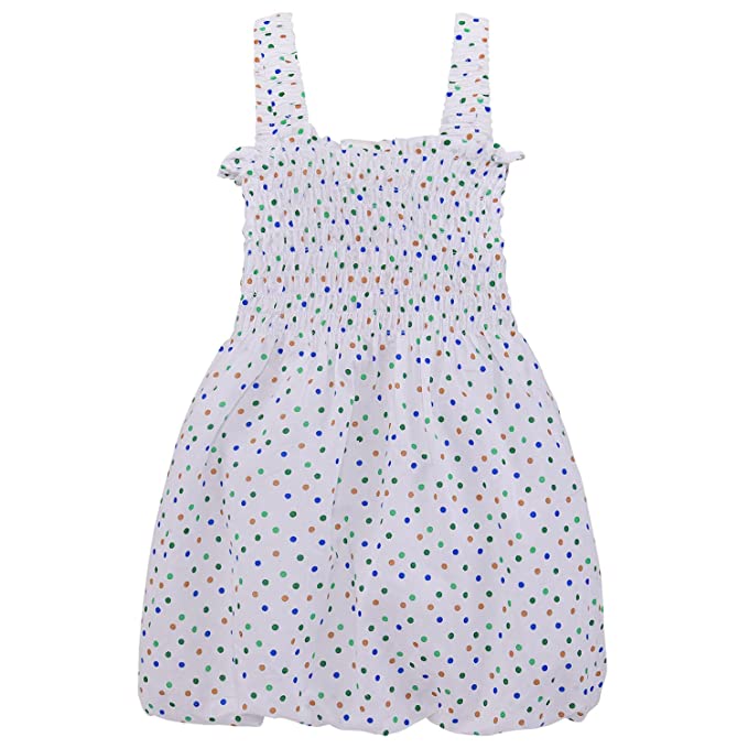 Wish Karo Baby Girls Frocks Dress for Girls-(csl310blu)