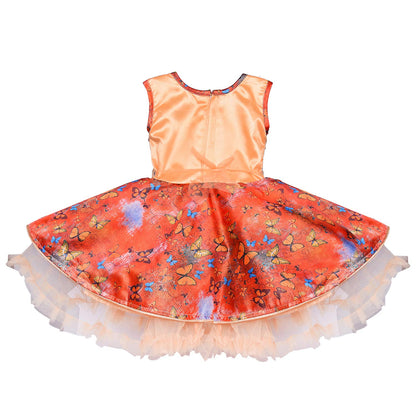 Baby Girls Party Wear Dress Birthday Frocks For Girls fe2649rd - Wish Karo Party Wear - frocks Party Wear - baby dress