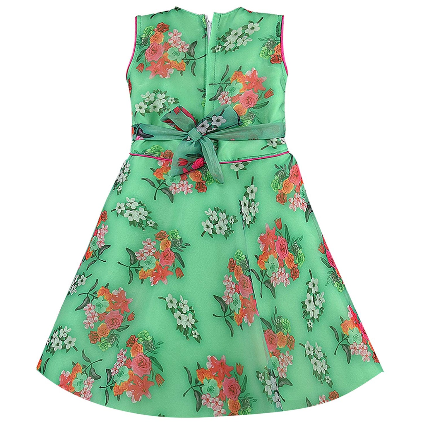 Wish Karo Baby Girls Partywear Frocks Dress For Girls (fe2760grn)