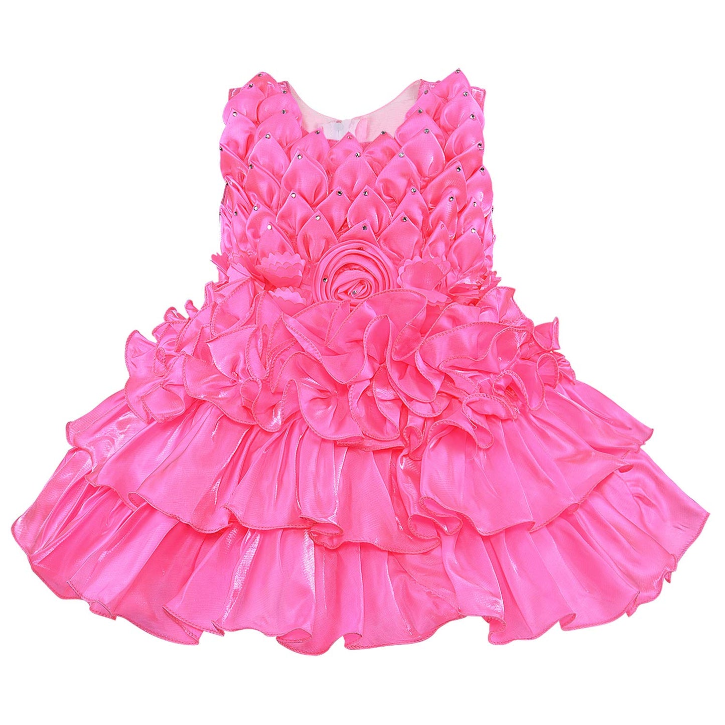 Wish Karo Kids Birthday Dress Frock (fe2921pnk)