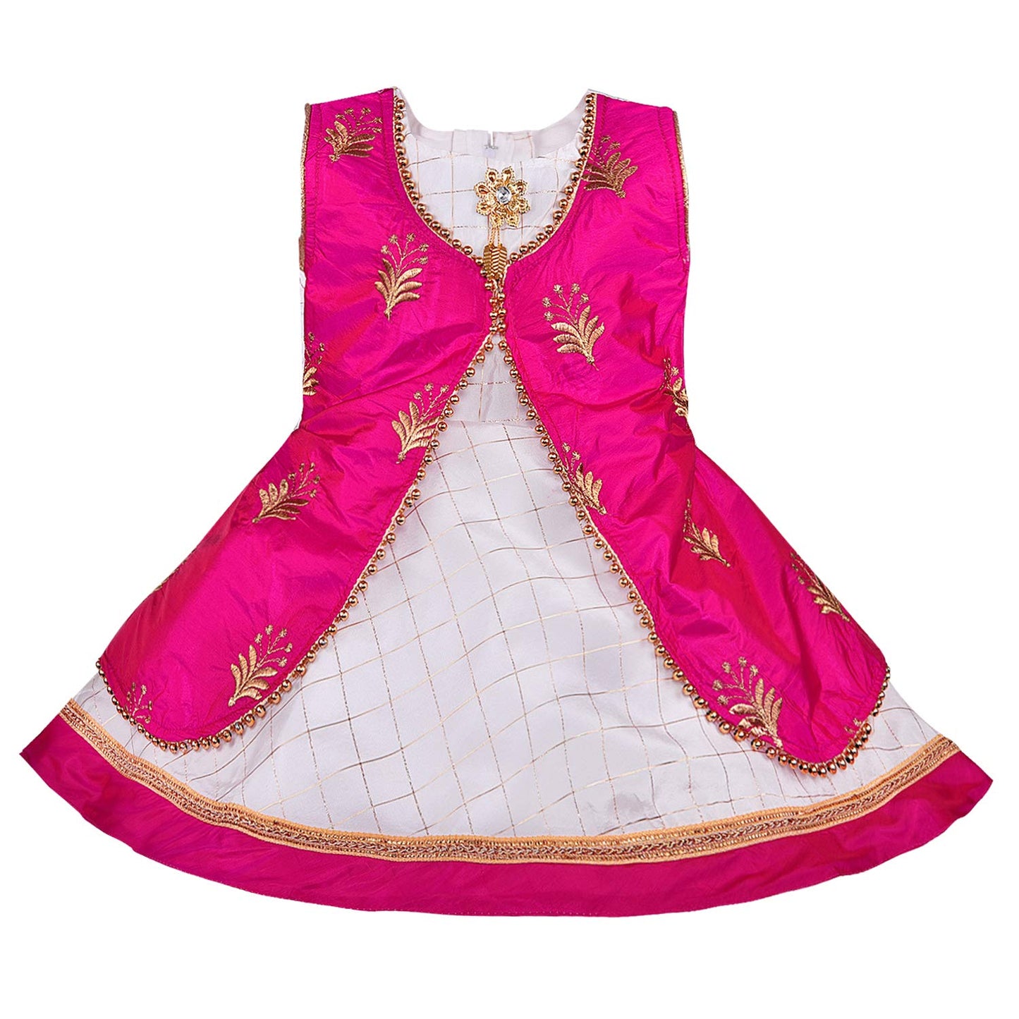 Wish Karo Baby Girls Partywear Dress Frock (fe2926pnk)