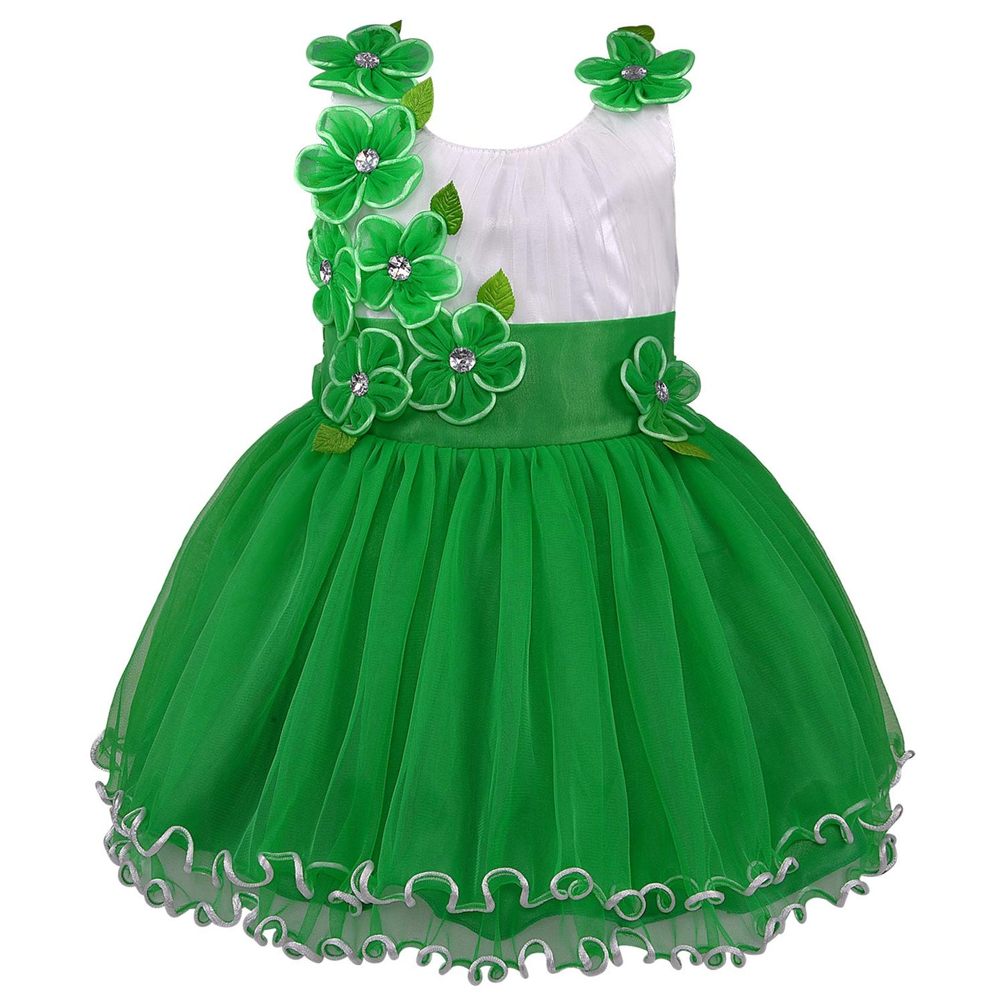 Girls Knee Length A-Line Frock Dress