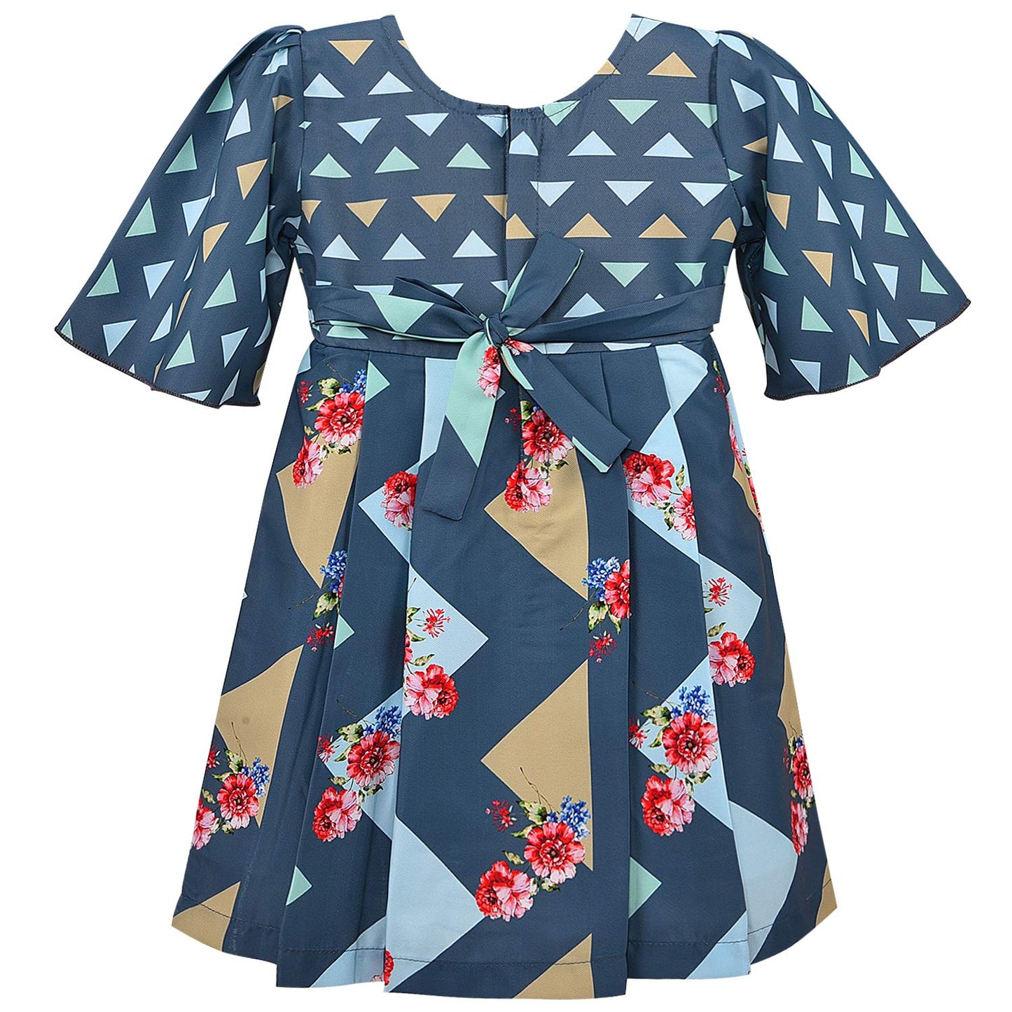 Wish Karo kids Partywear Dress Frock (stn707dgrn)