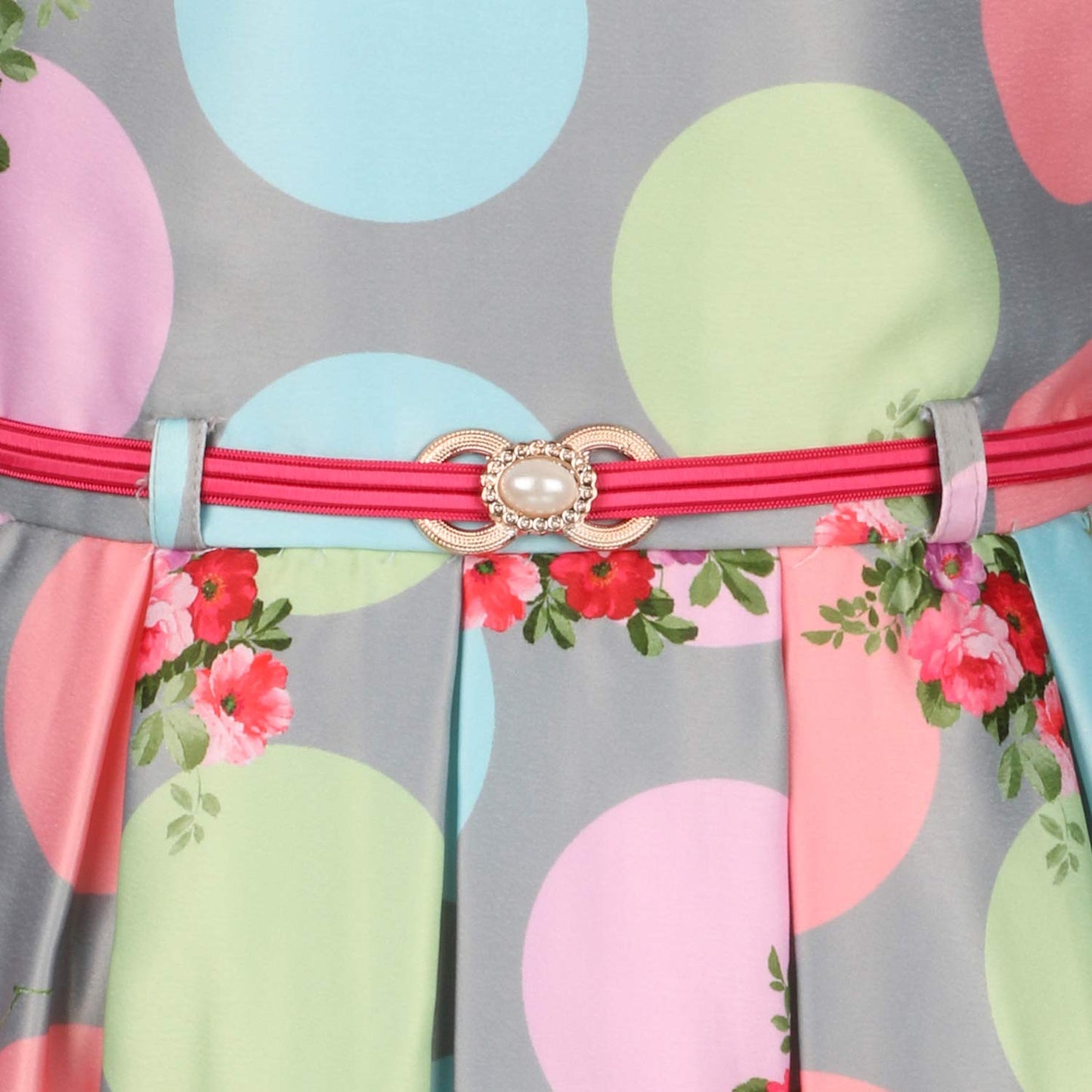Wish Karo Birthday Baby Girls Dress Frocks-(stn707grn)