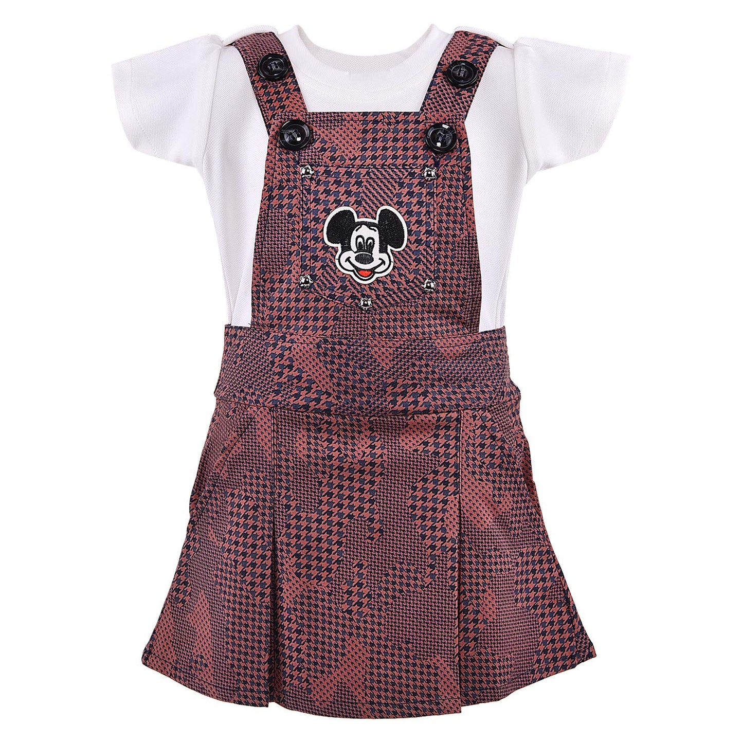 Wish Karo Baby Girls Cotton Frock Dress (stn766bwn)