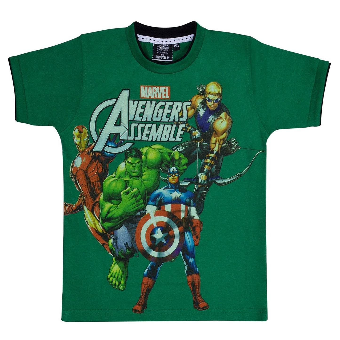 Boys Avangers Tshirt Green - Wish Karo Dresses