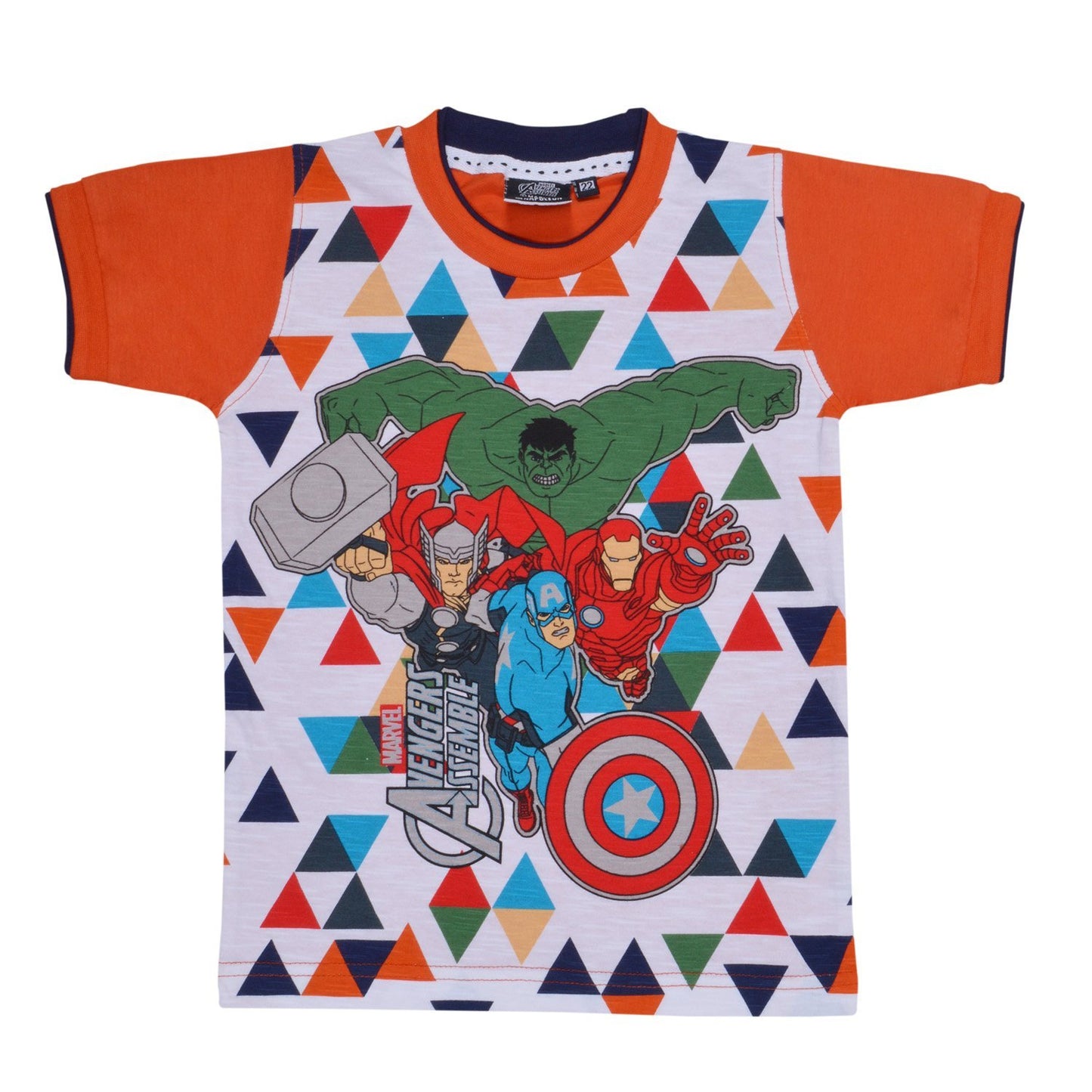 Boys AvangersTshirt orange - Wish Karo Dresses