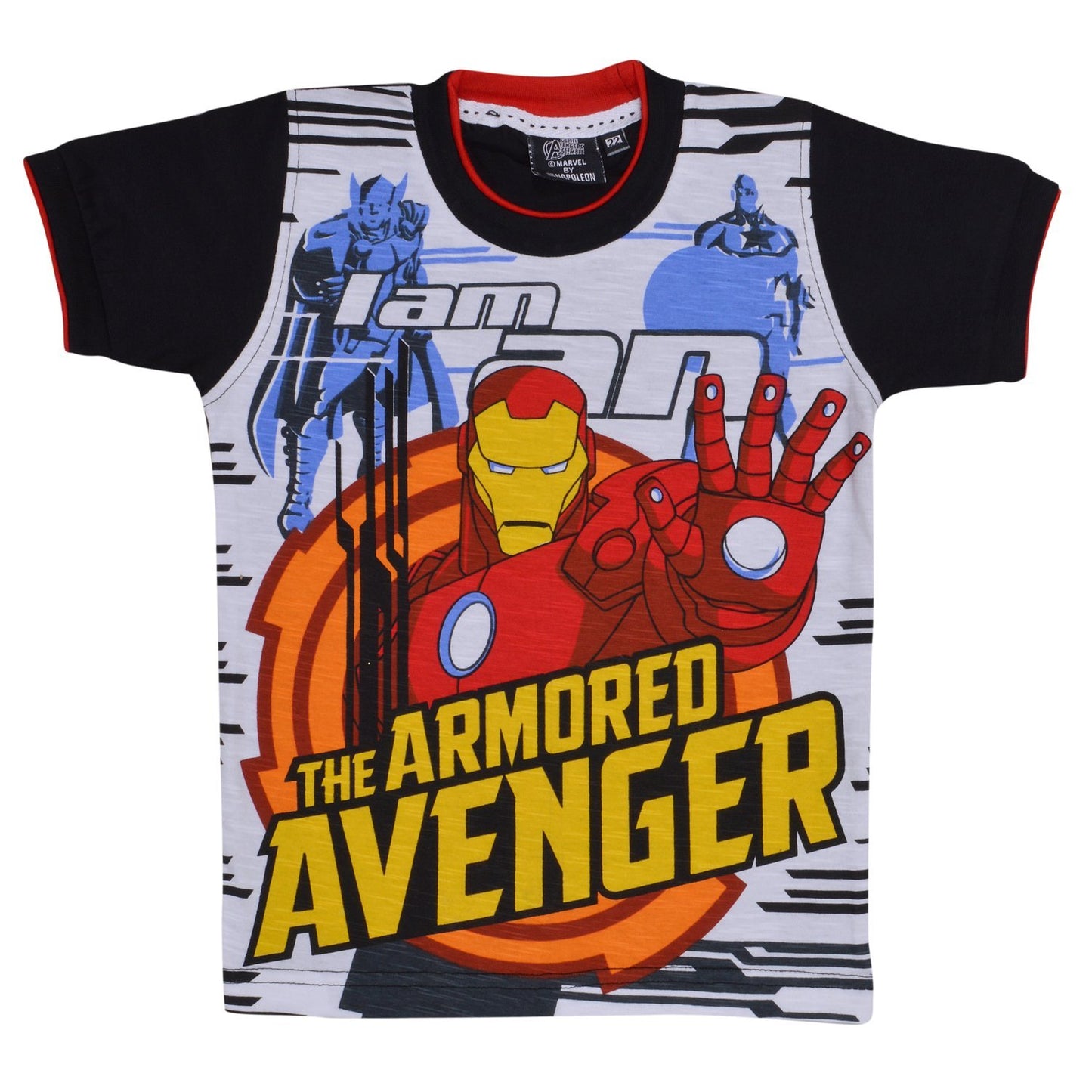 Boys Avangers Tshirt Black - Wish Karo Dresses