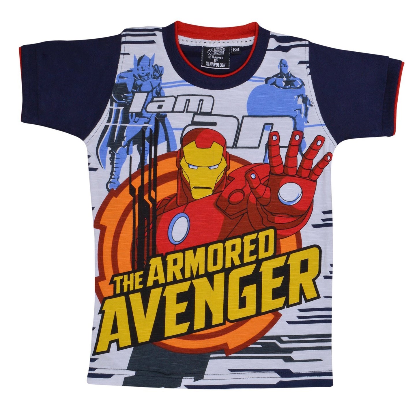 Boys Avangers Tshirt Blue - Wish Karo Dresses