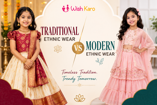 Traditional vs Modern Ethnic Wear for Kids: Which One Should You Choose?