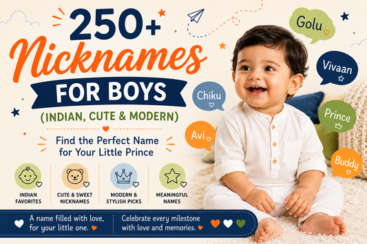 250+ Nicknames for Boys (Indian, Cute & Modern): Find the Perfect Name for Your Little Prince