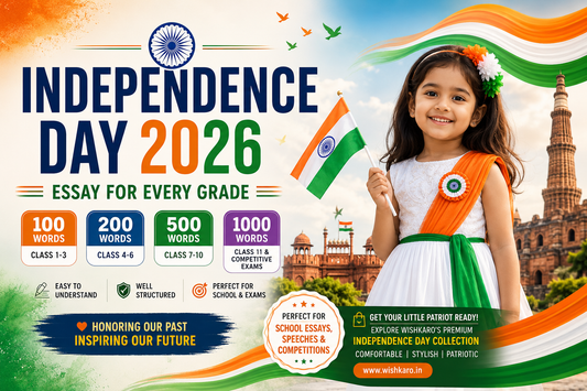 Independence Day Essay 2026: 100, 200, 500 &amp; 1000-Word Essays for Every Grade