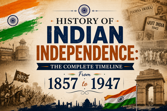 History of Indian Independence: The Complete Timeline From 1857 to 1947