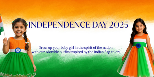 Independence Day 2025 - Indian Flag Dress for Baby Girl