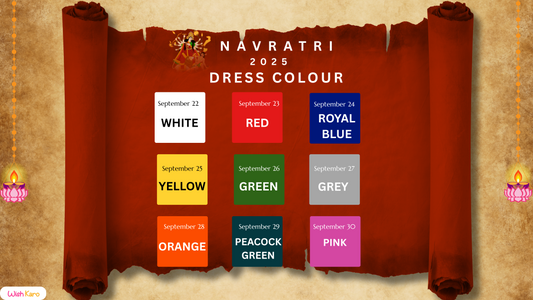 Nine Colours, Nine Nights: Navratri 2025 in Style 🎨✨