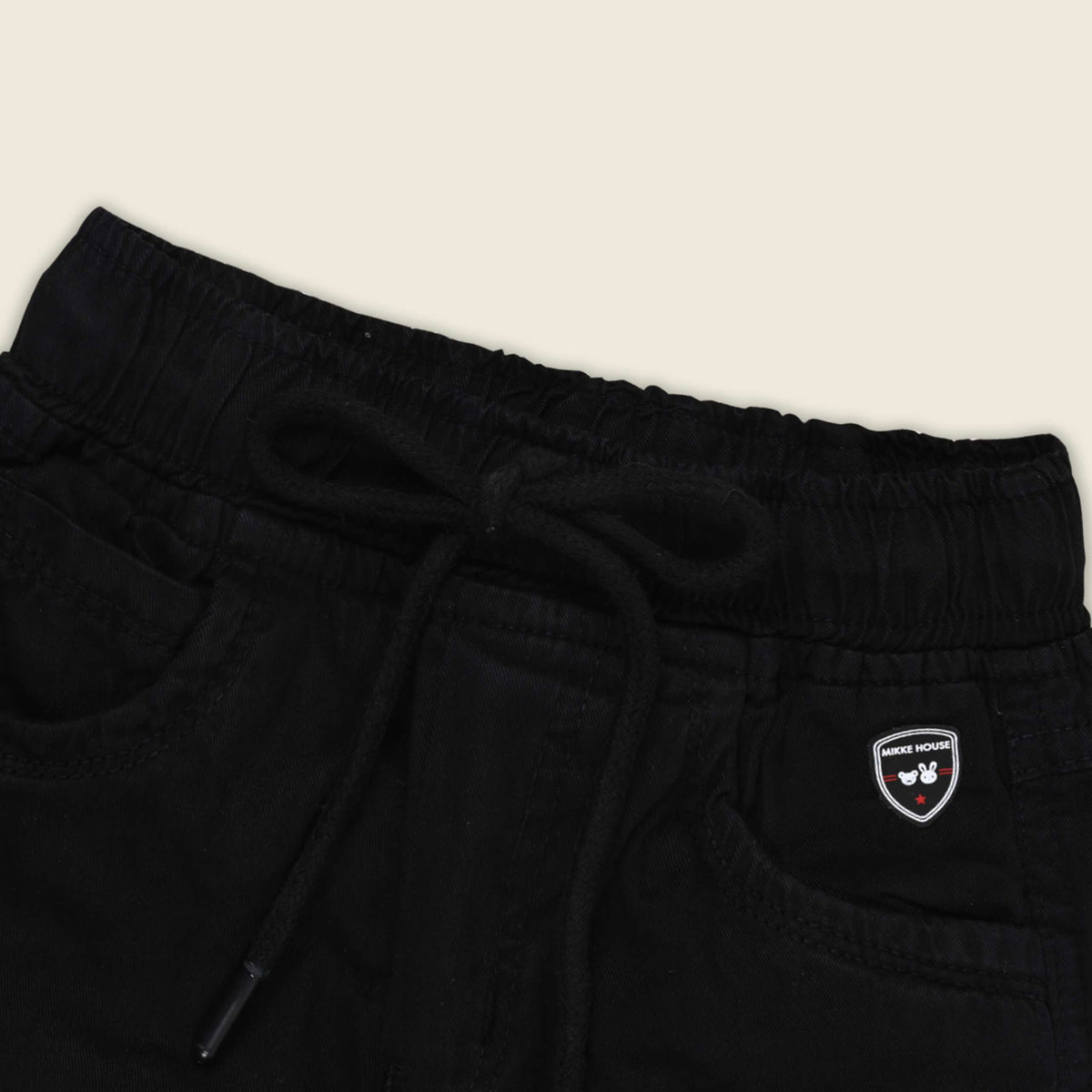 Boys Cotton Denim Cargo Joggers Soft & Stretchable Pants