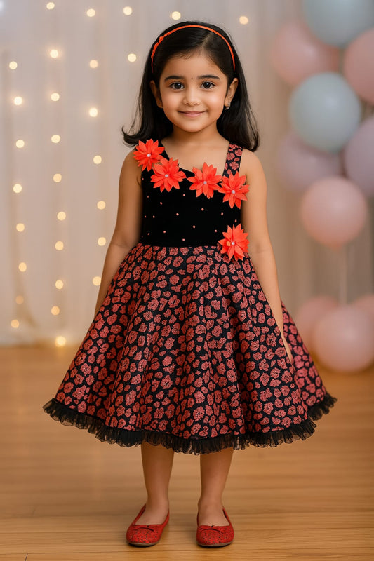 Girls' Knee Length Dress