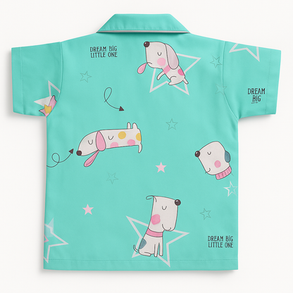 Unisex Printed Top and Bottom Pyjamas Night Dress