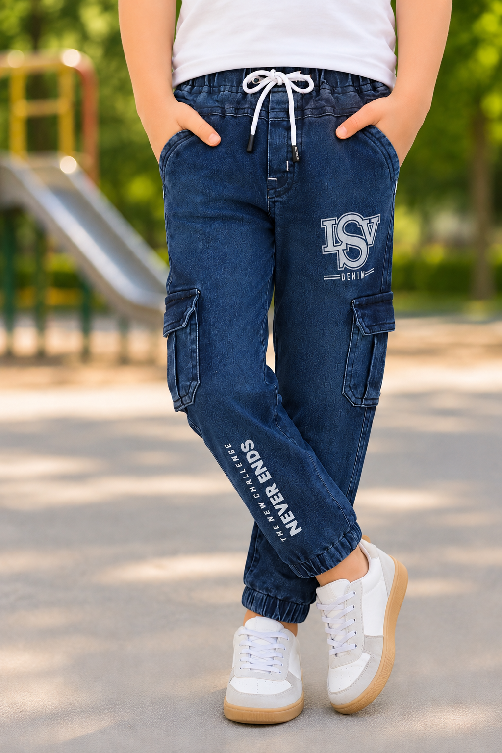 Unisex Regular Fit Jogger Stretchable Jeans