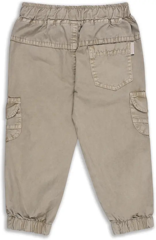 Boys Cargo Cotton Elastic Trouser