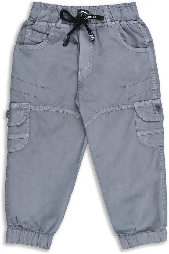 Boys Cargo Cotton Elastic Trouser