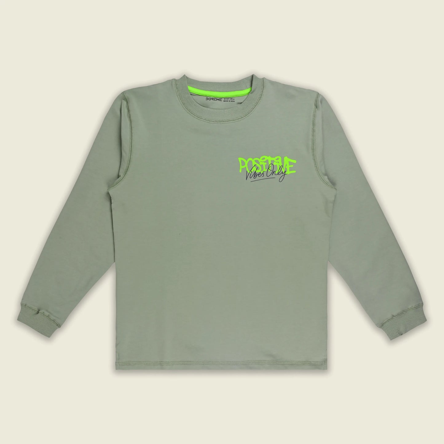 Boys Cotton Blend Full Sleeve Printed T-Shirt | Casual Wear for Kids