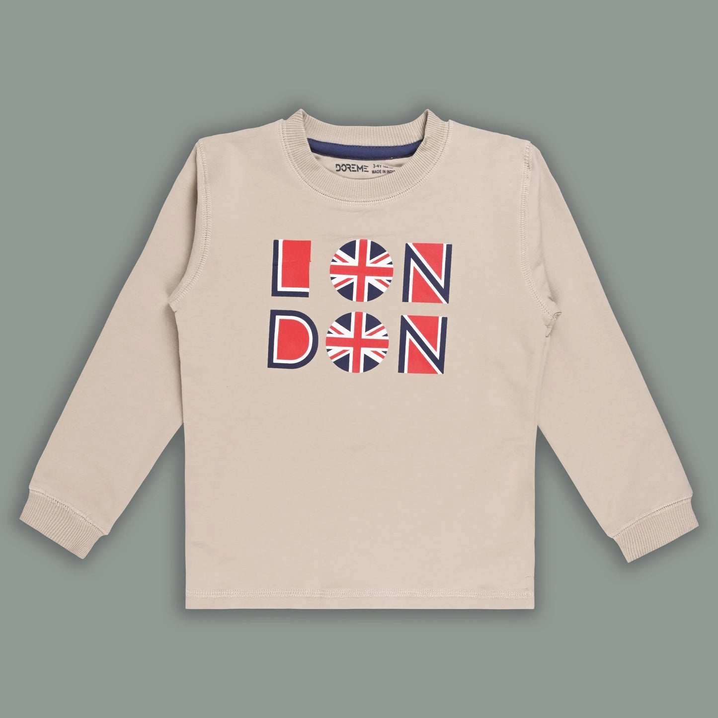 Boys Cotton Blend Full Sleeve Printed T-Shirt | Casual Wear for Kids