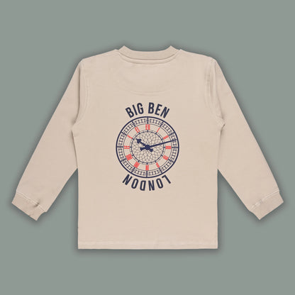 Boys Cotton Blend Full Sleeve Printed T-Shirt | Casual Wear for Kids