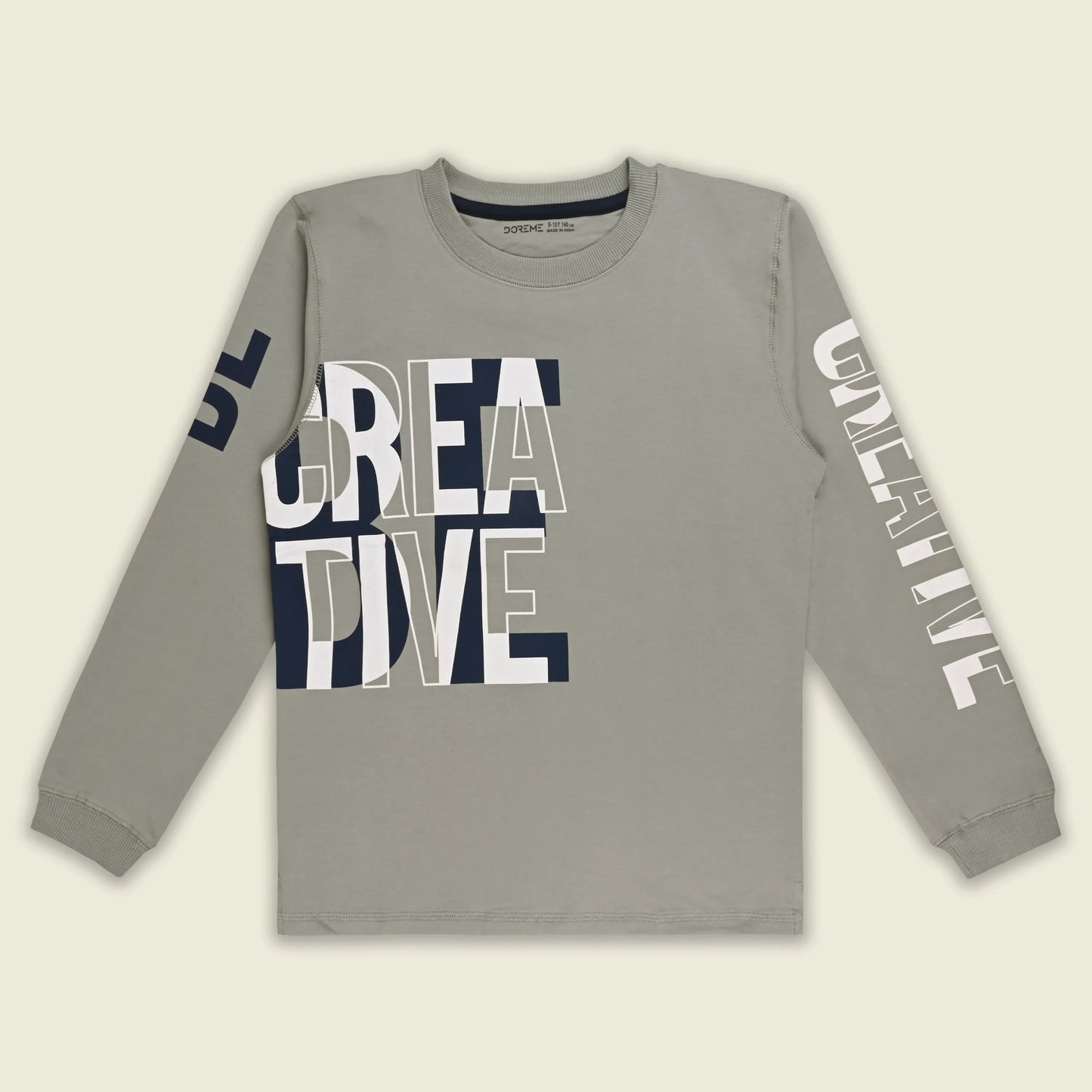 Boys Cotton Blend Full Sleeve Printed T-Shirt | Casual Wear for Kids