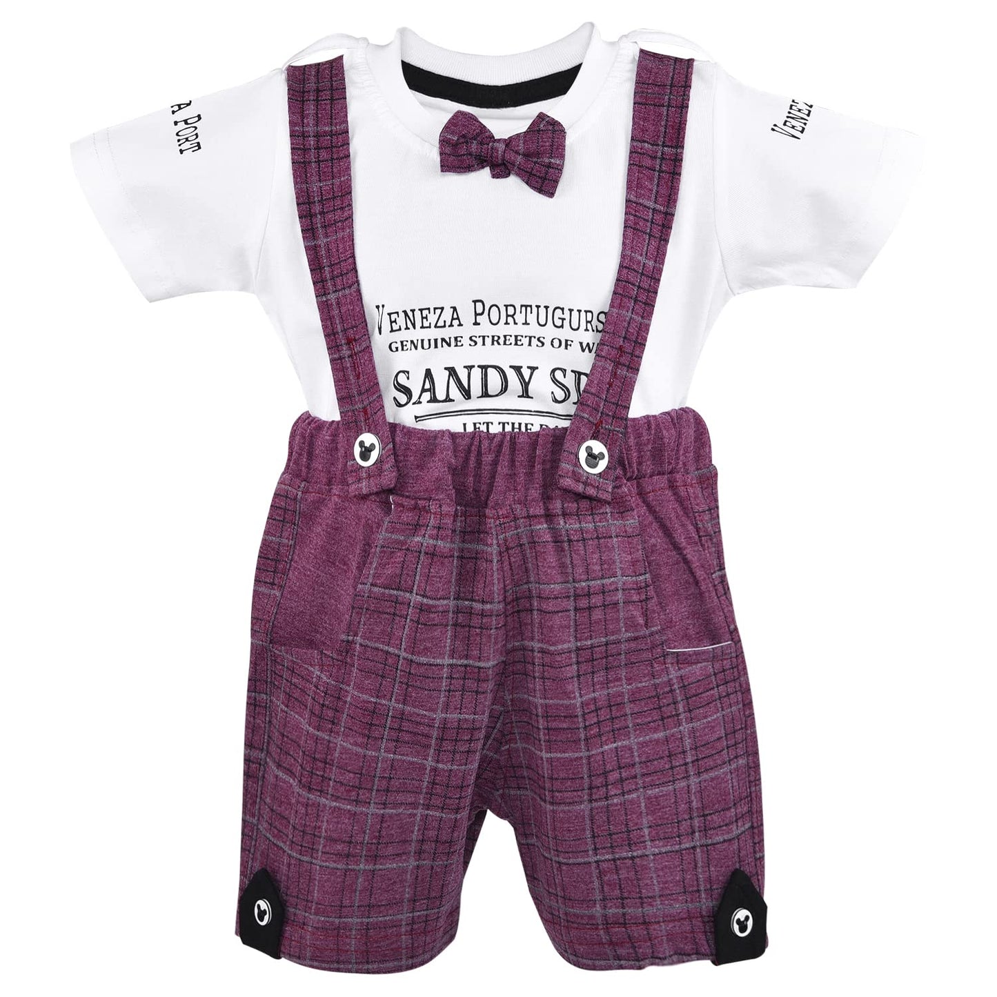 Wish Karo Baby Boys Dungaree Dress For Boys-(bt106wn)