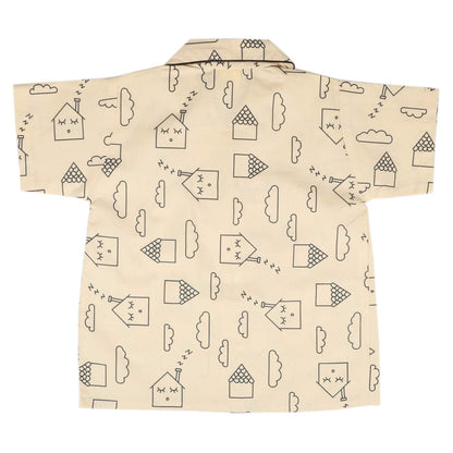 Unisex Printed Top and Bottom Pyjamas Night Dress