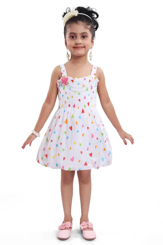 Girls Midi/Knee Length Casual Dress