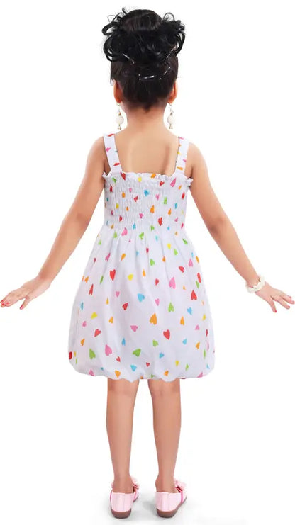 Girls Midi/Knee Length Casual Dress