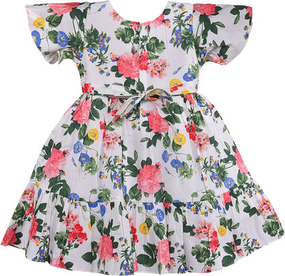Girls Midi/Knee Length Casual Dress