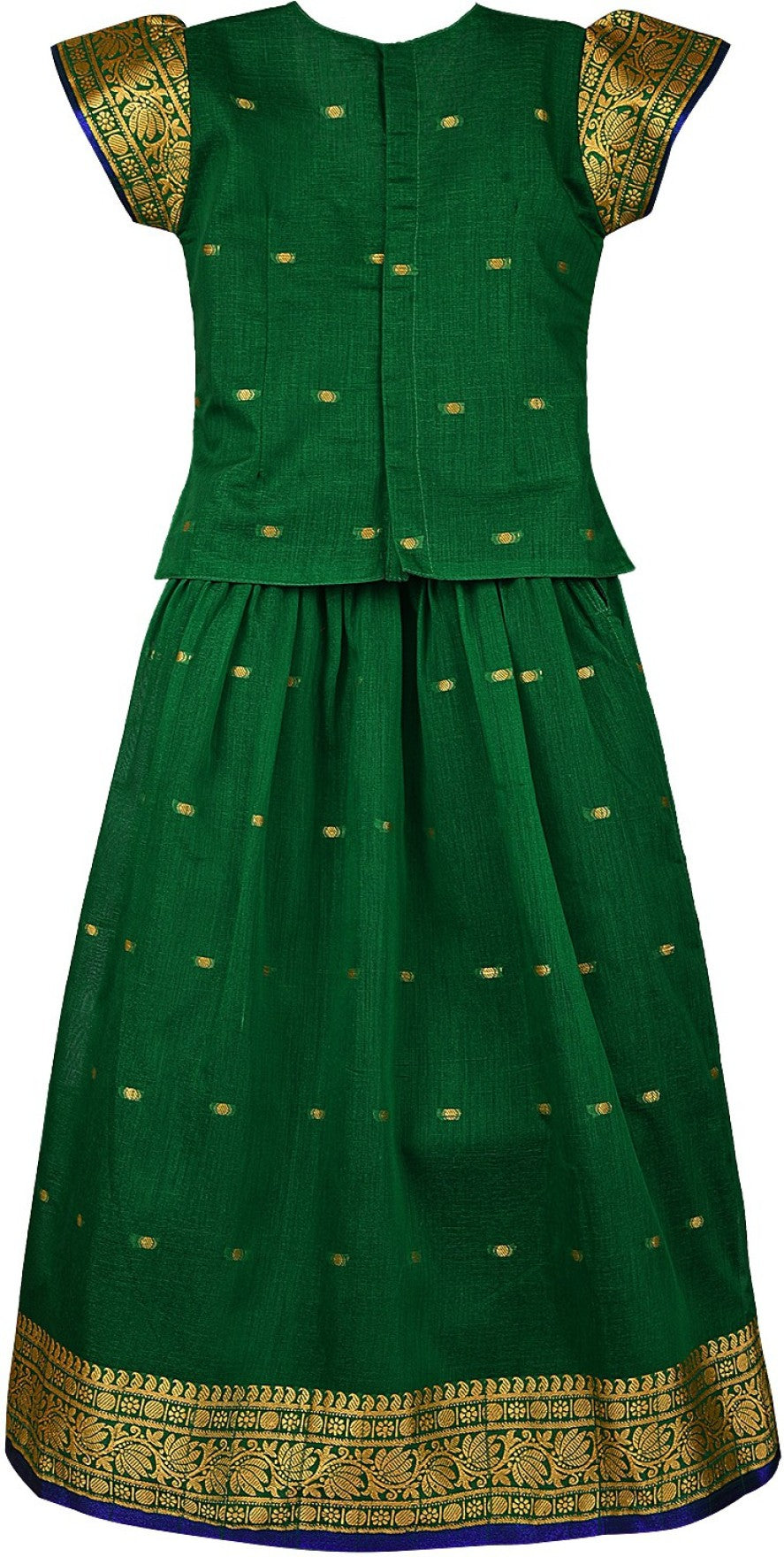 Girl's Traditional Art Silk Stitched Lehenga Choli for Girls-gc204pg